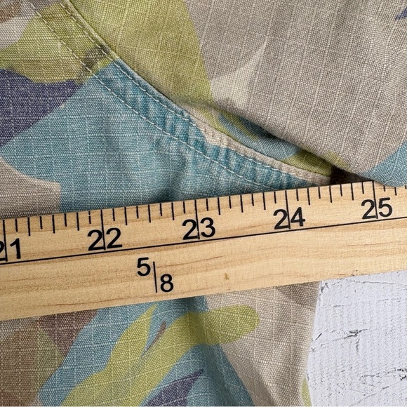 Nigel Cabourn Collection Element Yellow and Blue Canvas Camo Button Down Shirt M - Picture 4 of 8